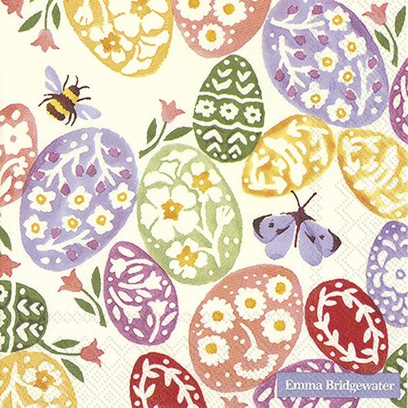 Papierservietten Ostern Easter Eggs Cream X Cm